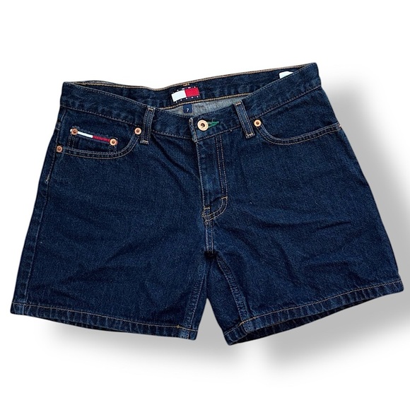 90s Tommy Jeans Denim Shorts Classic Vintage 1990s Y2K Tommy Hilfiger - Picture 1 of 11